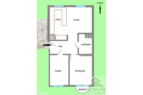 Kraków, Bronowice, Zaczarowane Koło, prywatnie bez prowizji piękne 3 pokojowe ok. ul. Piastowskiej